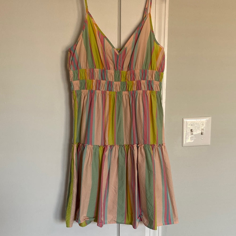 Rails Pastel Striped Dress